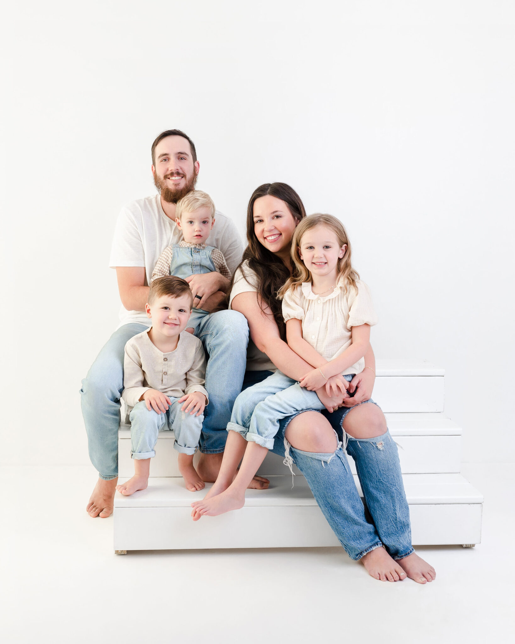 Studio Family Photography by Bri Sullivan