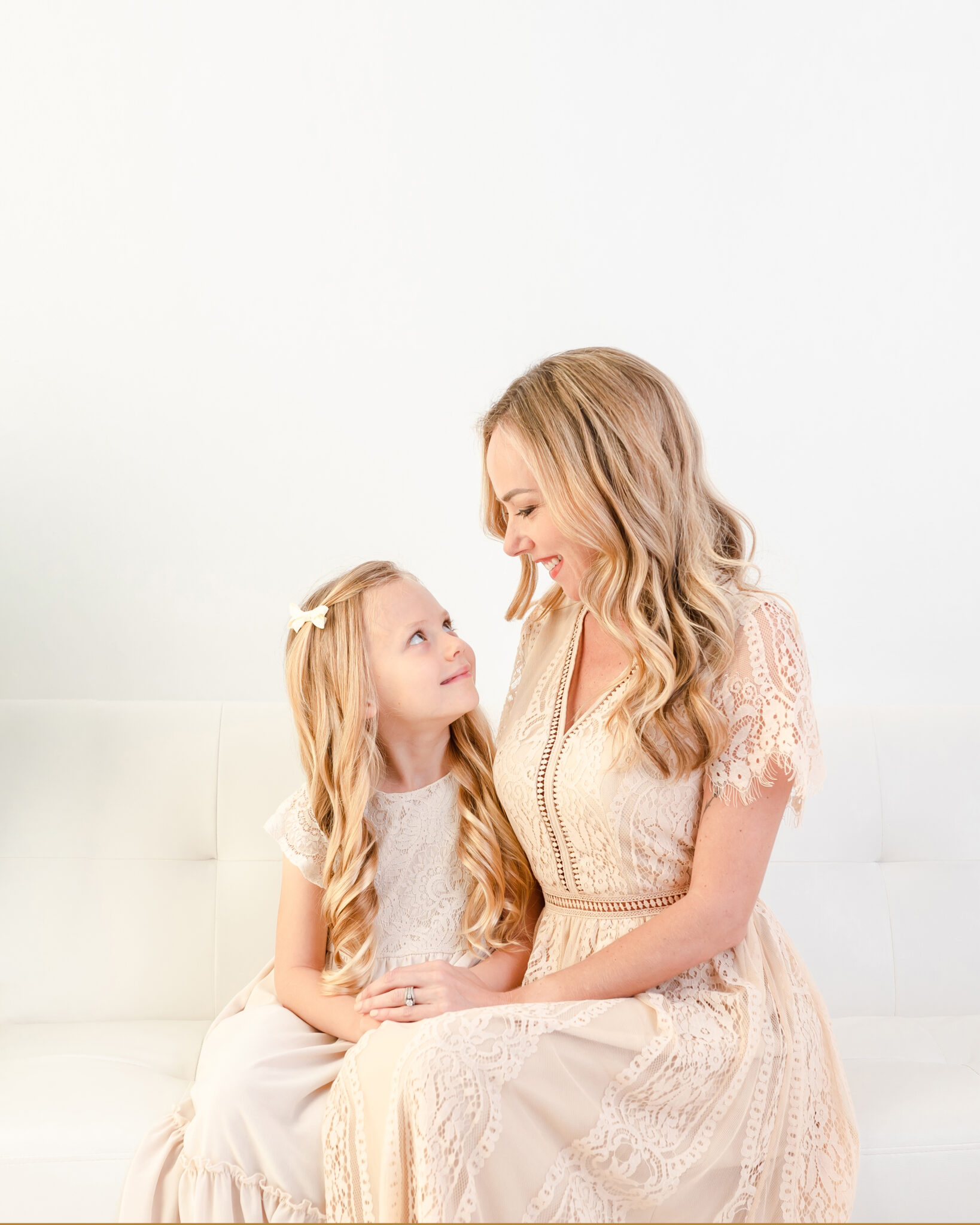Spring Texas Studio Mommy and Me Photography by Bri Sullivan