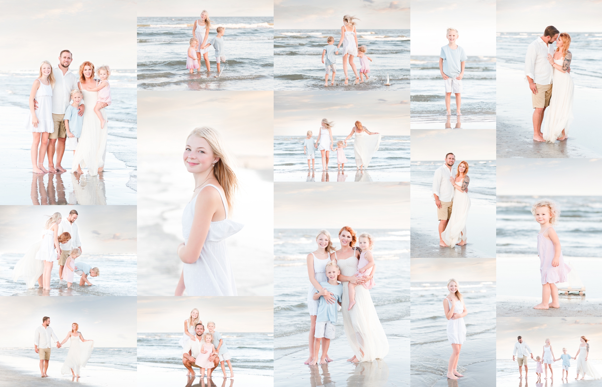 New Caney Texas Family Photographer - Galveston Beach Photography Session