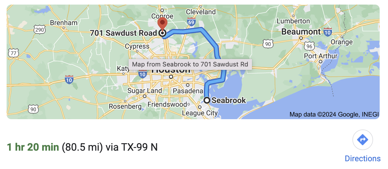 Directions to Seabrook, Texas Photographer, Bri Sullivan Photography's studio.